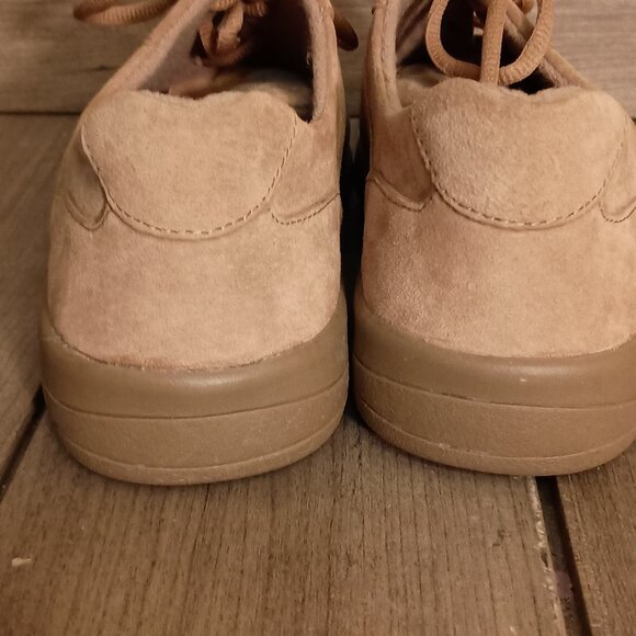 Hush Puppies Women Tan Suede Leather 56424 Lace Up Shoes Size 8M - Picture 6 of 10